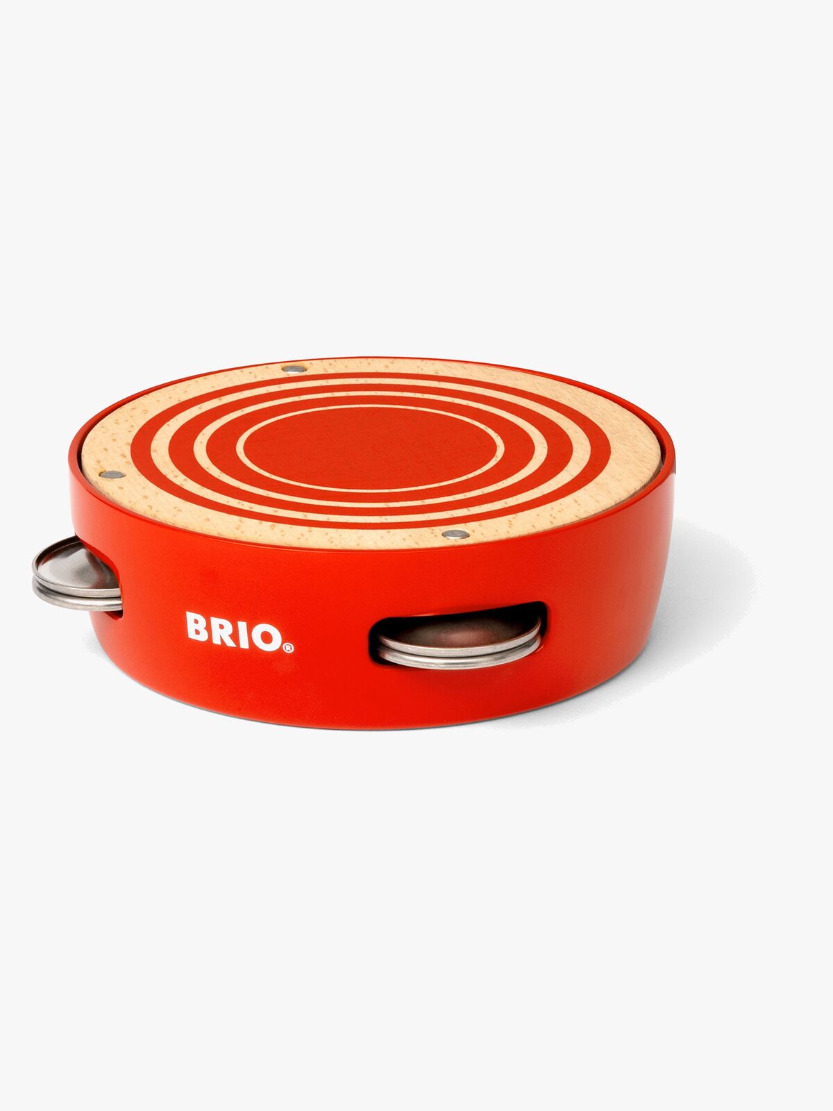 Brio 30263 Tamburin Instrument, Rot