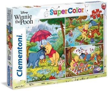 Disney Winnie Puuh Puzzle 3x48 Teile