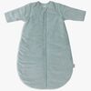 Jollein Schlafsack mit Abnehmbaren Ärmeln Rund 90 cm, Rib Sea Green