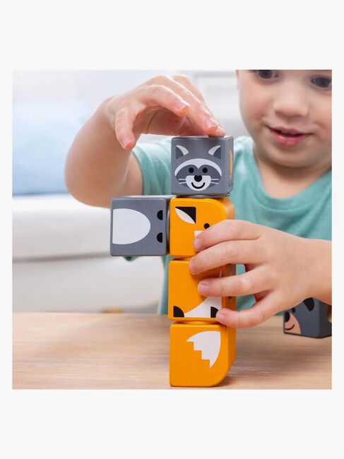 Melissa & Doug Blockables Bausatz Waldtiere 16 Teile