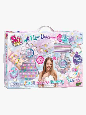 So Beads Perlenset DIY Schmuckstücke Einhorn