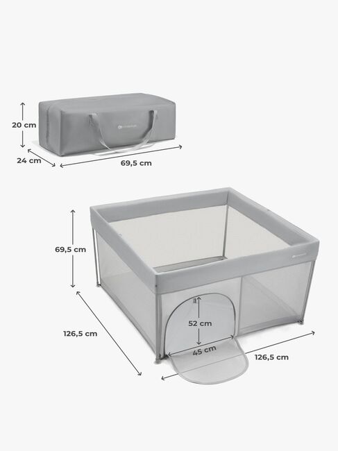 Kinderkraft ZIKI Laufgitter, Grey