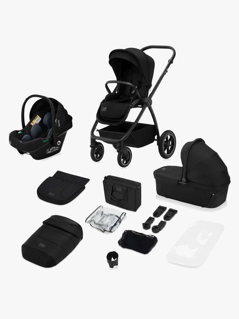Lionelo Meril 3-in-1 Kombikinderwagen, Black Onyx
