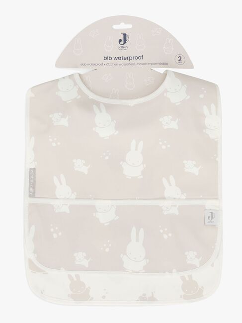 Jollein Miffy&Snuffy Lätzchen 2er-Pack, Nougat