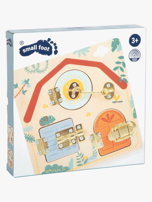 Small Foot Motorikbrett mit Schlössern, Safari
