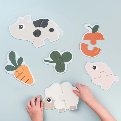 Done By Deer Puzzleset Bauernhof