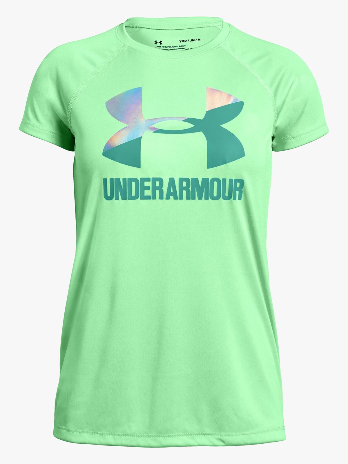 Under armour Big Logo Tee Solid SS Trainingsshirt, Green Typhoon