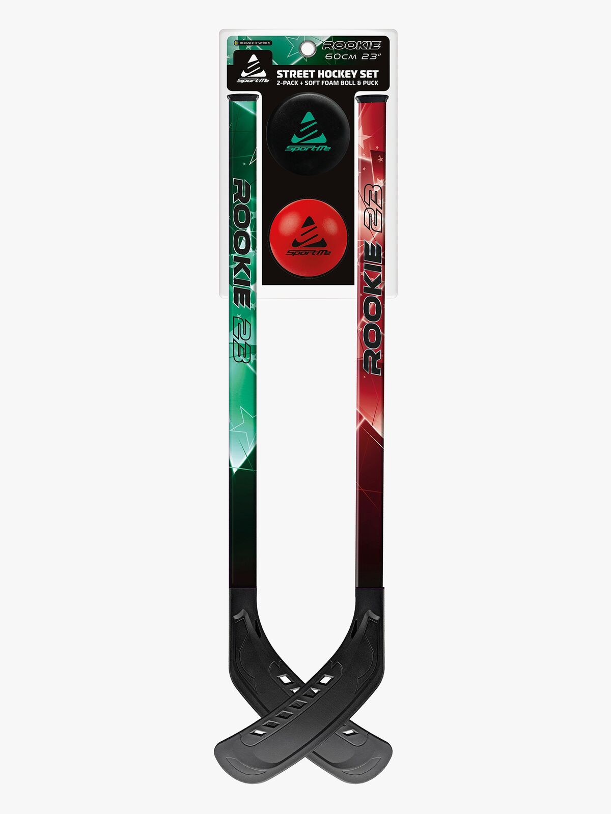 SportMe Streethockey-Set Rookie 2er-Pack 60 cm