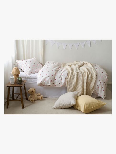Borganäs Bettwäsche Hjärtrud 150x210, Beige