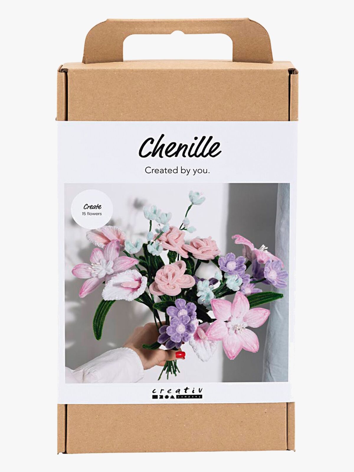 Creativ Company Kreativset DIY Blumen aus Pfeifenreinigern