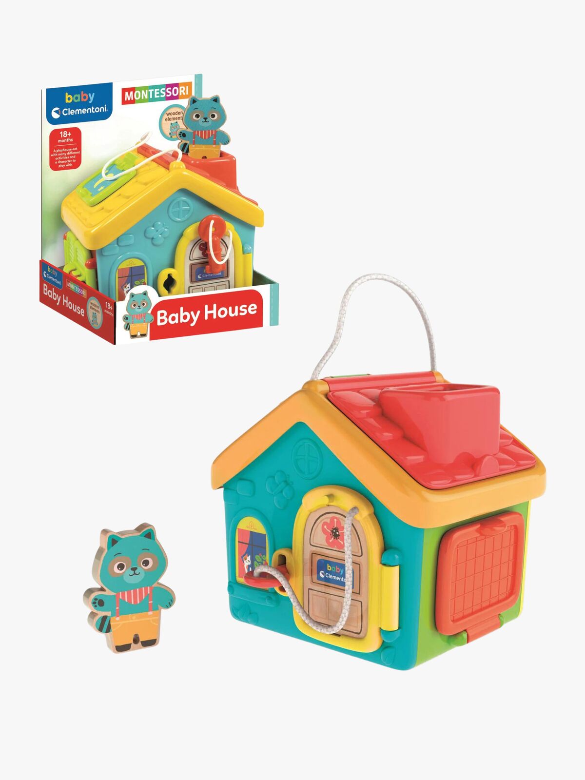 Clementoni Baby Montessori Spielset Lockers' House