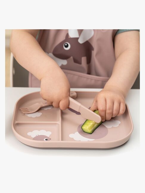 Done By Deer Foodie Besteck Happy Dots, Rosa