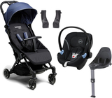 Beemoo Easy Fly Lux 3 Buggy inkl. Cybex Aton M Babyschale, Crown Blue