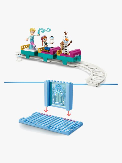 LEGO Disney Princess 43281 Elsas Schlittenfahrt um den Eispalast
