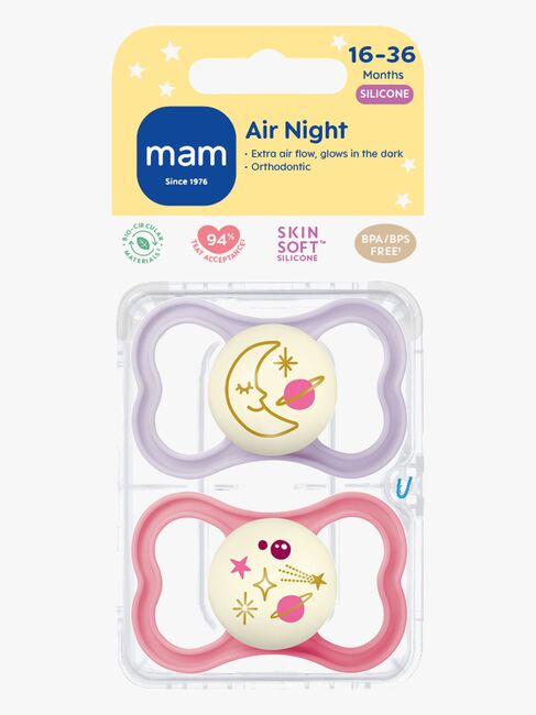 MAM Air Night Schnuller 16-36m, Rosa
