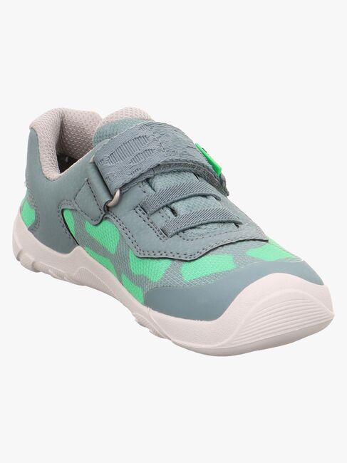 Superfit Trace Barefoot GTX Sneaker, Light Green/Light Grey