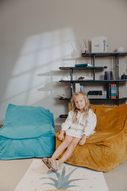 Yappy Kids Yappyhug Sitzsack, Aqua Blue