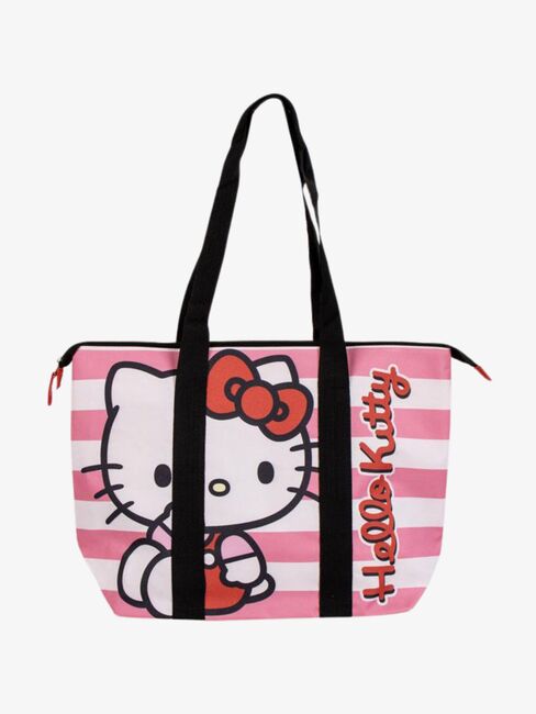 Hello Kitty Strandtasche, Rosa/Weiß