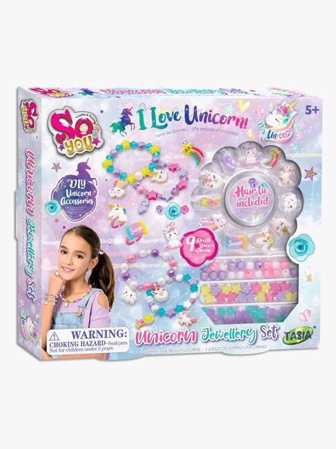 So Beads Perlenset mit Anhängern Einhorn