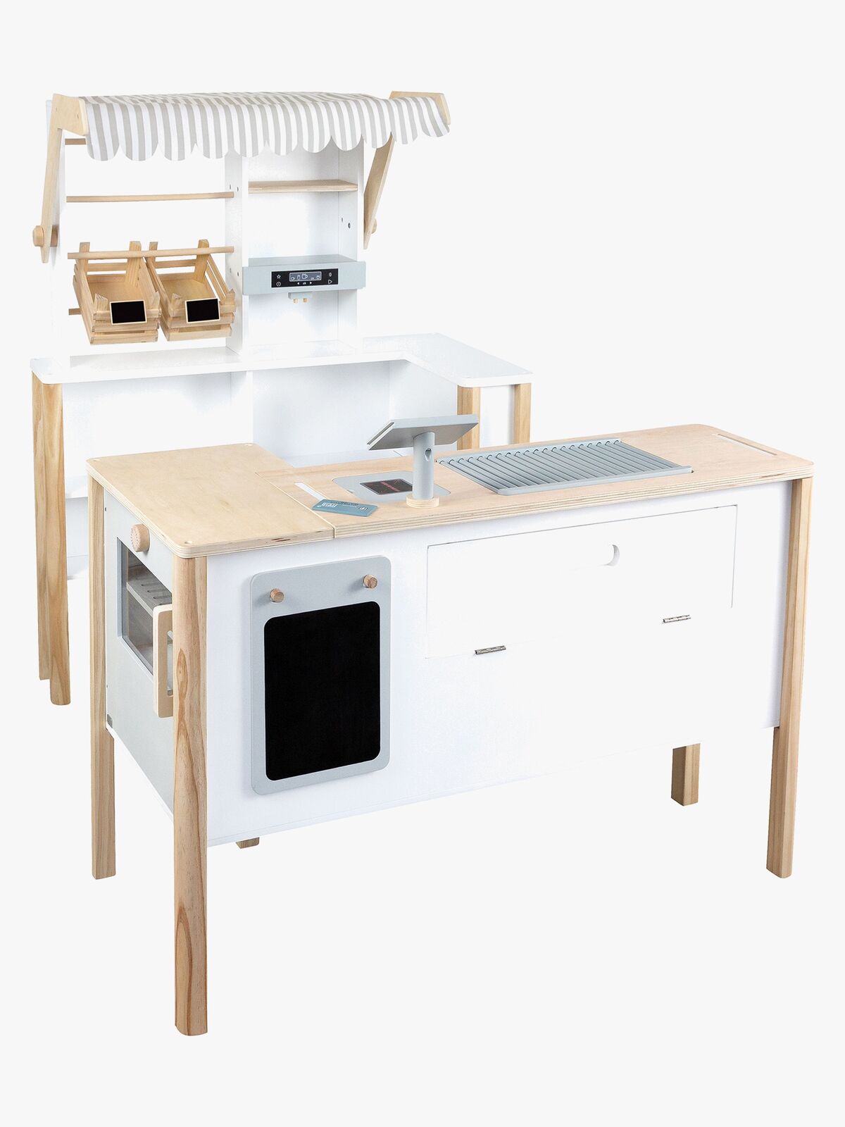 Small Foot Marktstand Kaufladen & Küche, Weiß