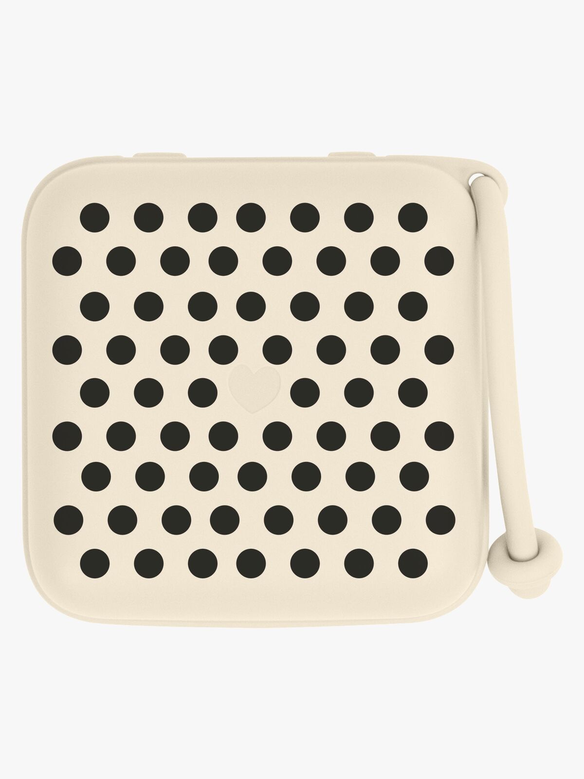 BIBS Studio Schnullerbox Polka, Ivory/Black