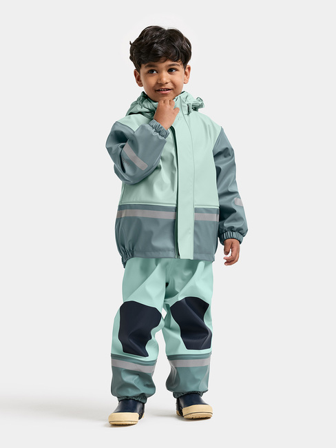 Didriksons Boardman Gefüttertes Regenset, Ocean Mint