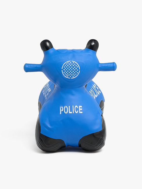 Cloudberry Castle Polizeimotorrad Hüpffahrzeug, Blau