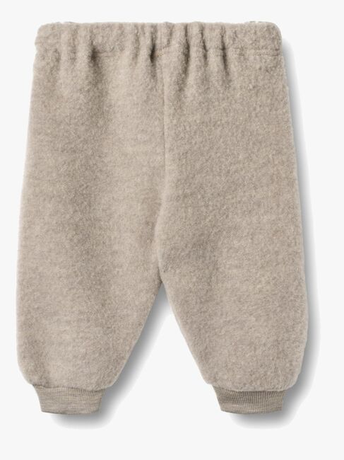 Wheat Kinnie Wollfilz-Hose Merinowolle, Khaki Melange