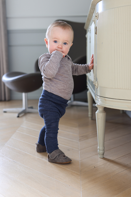 Mikk-Line Hausschuhe Wolle, Melange Denver