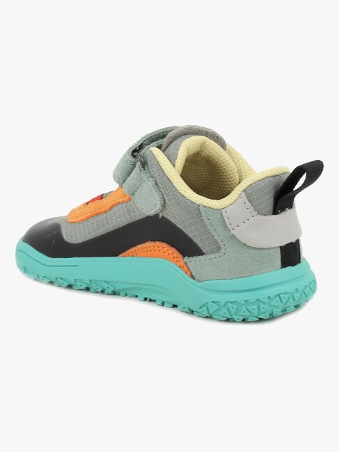 Primigi Pyr GTX Barefoot Sneaker, Green/Orange