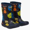 Viking Indie Print Gummistiefel, Navy/Multi
