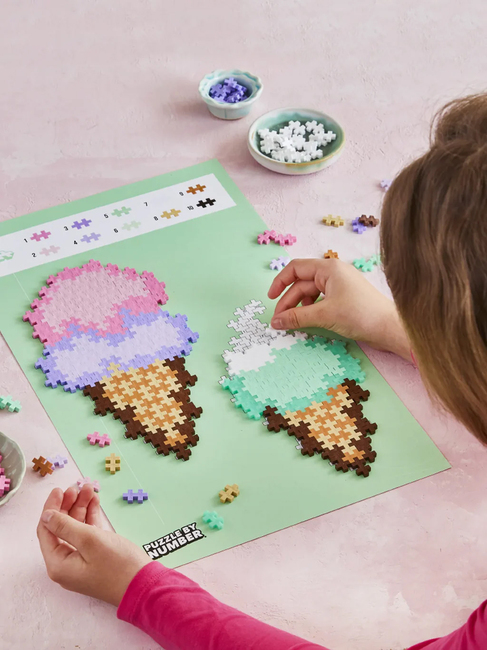 Plus-Plus Puzzle By Number Bausatz Eiswaffeln 250 Teile