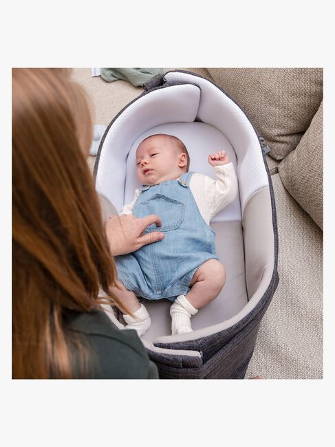 Doomoo Babynest/Babytragetasche 3-in-1, Grau