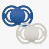 MAM Perfect Schnuller Silikon 2er-Pack 16-36m, Blau