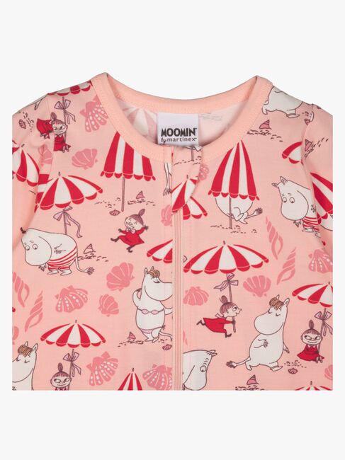 Mumin by Martinex Muschelstrand Pyjama, Korallfarben