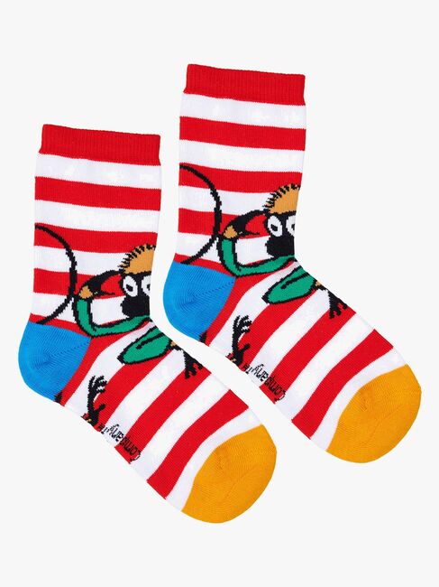 Pippi Langstrumpf X Martinex Pippi Socken 2er-Pack, Blau/Rot
