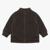 Mikk-Line Wollfilz-Jacke Kind, Dark Brown Melange