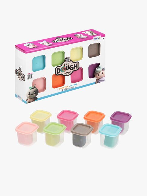 Just Dough Modelliermasse Pastell 71 g, 8er-Pack