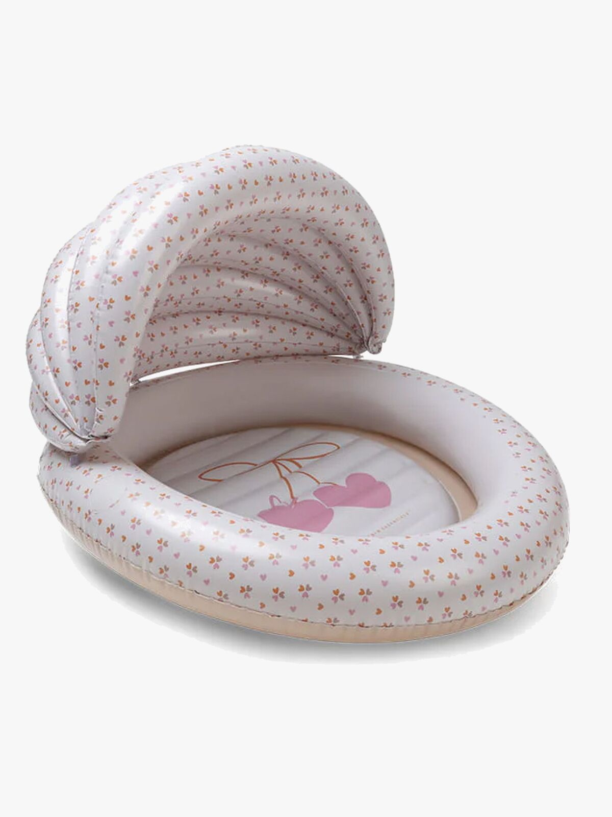 Swim Essentials Kinderpool mit Sonnenschutz 100 cm, Cozy Hearts
