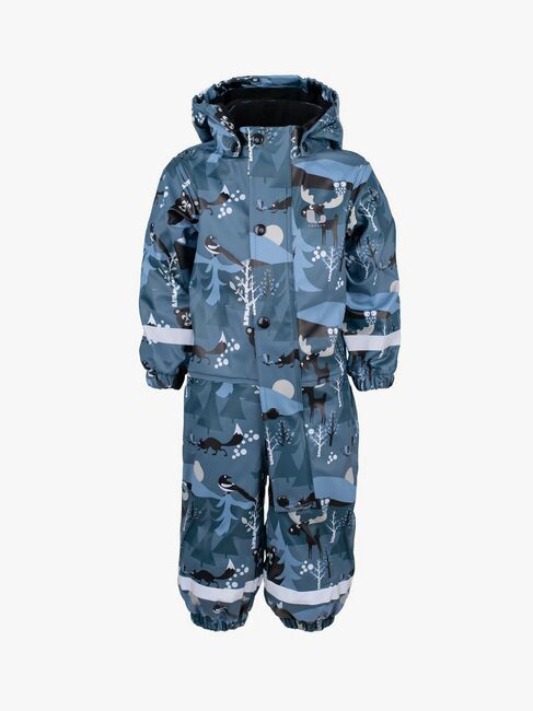 Lindberg Lekhyttan Gefütterter Regenoverall, Blau/Schwarz