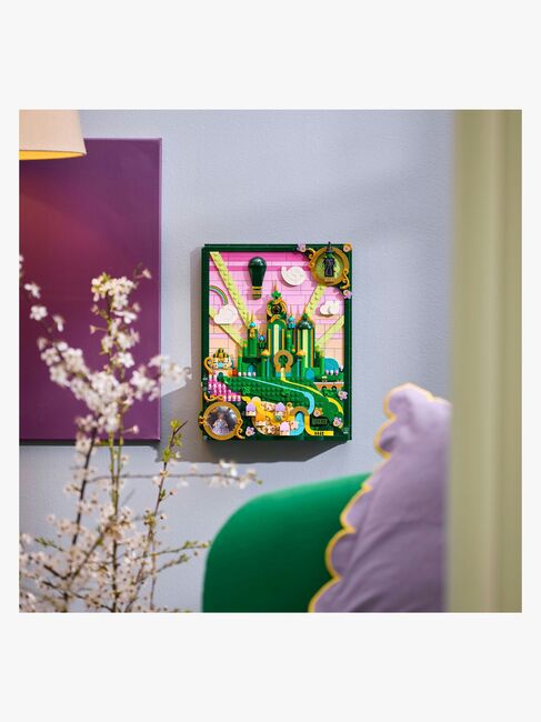 LEGO Wicked 75685 Emerald City Wandkunst