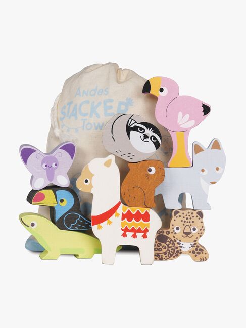 Le Toy Van Stapelklötze Tiere & Beutel