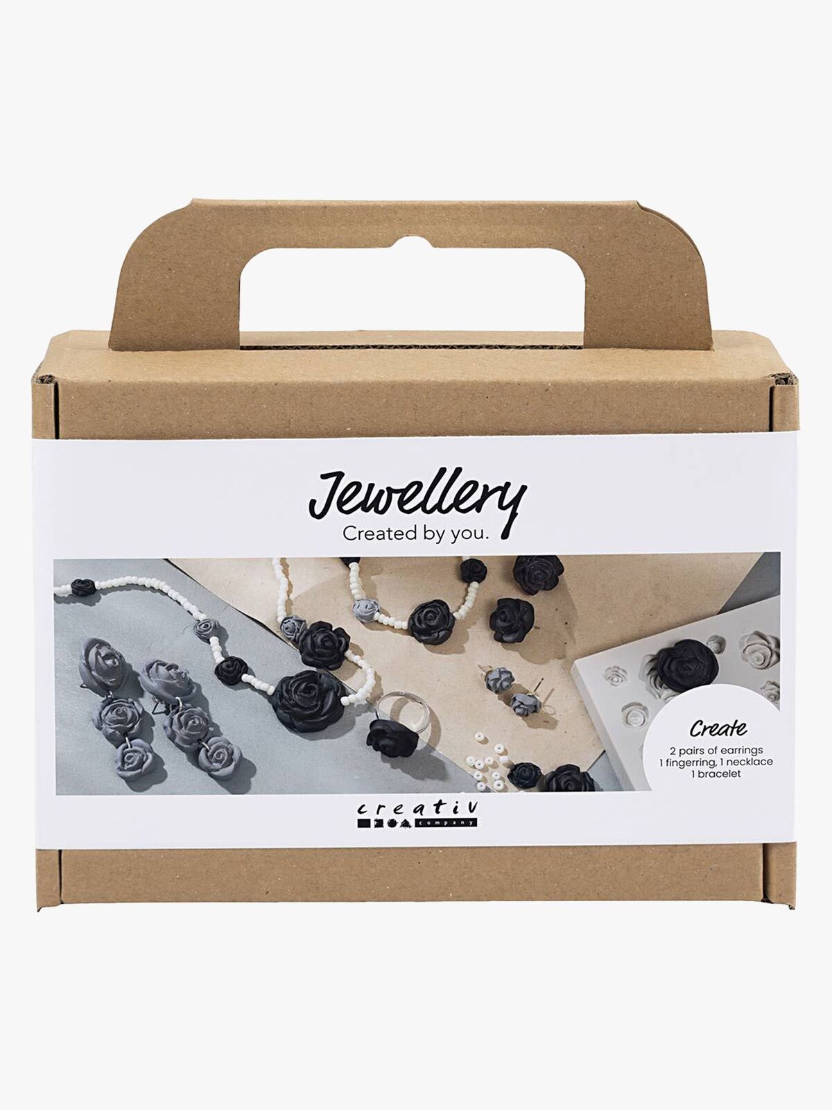 Creativ Company Bastelset Schmuckstücke Rosen DIY