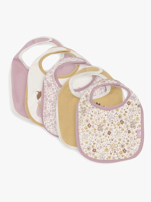 Jollein Bandana Halstuch Wasserdicht 5er-Pack, Flower Fairies