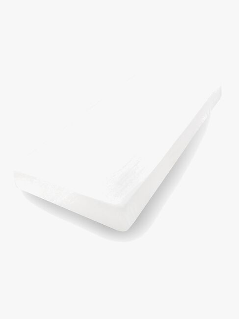 BabyMatex Hygienic Jersey Wasserdichtes Spannbettlaken für Kinderbett 80 x 160 cm, Weiß