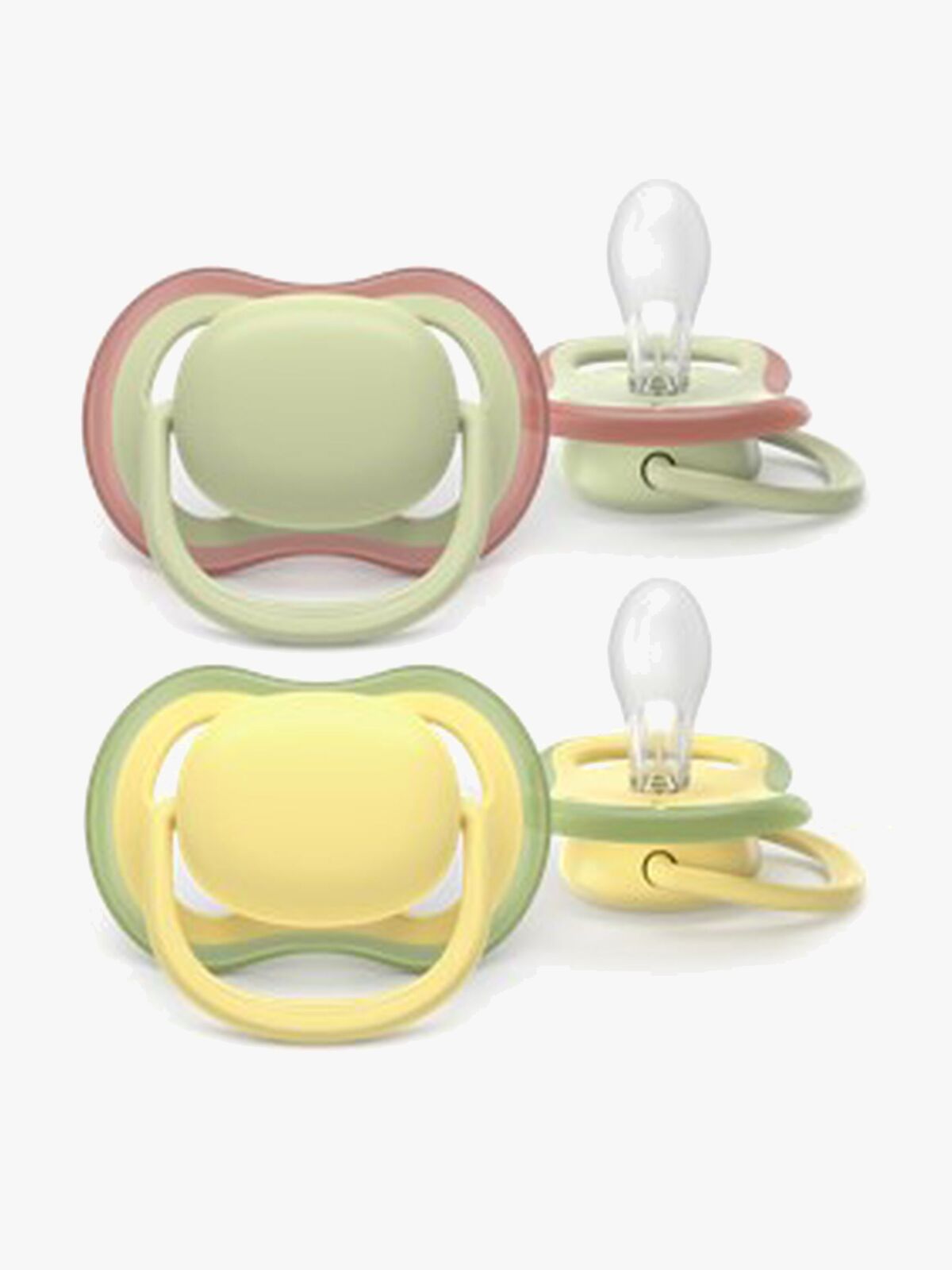 Philips Avent Ultra Air Schnuller 18m+ 2er-Pack, Hellgrün/Gelb