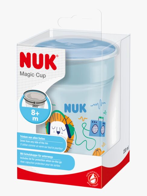 NUK Evolution Magic Becher 230 ml, Blau