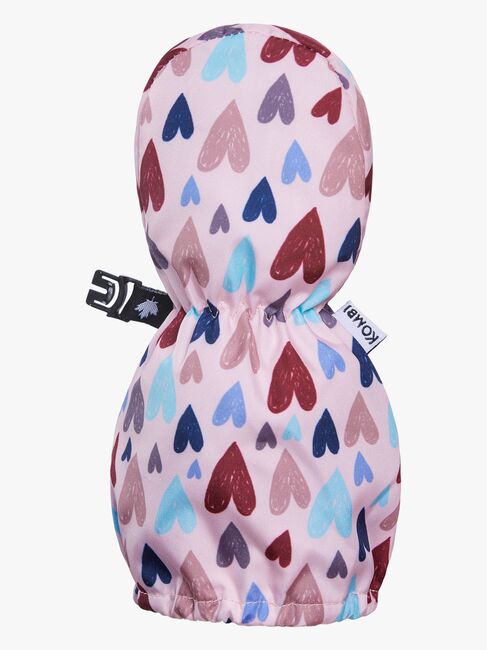 Kombi Baby Bear Fäustlinge, Doodle Hearts