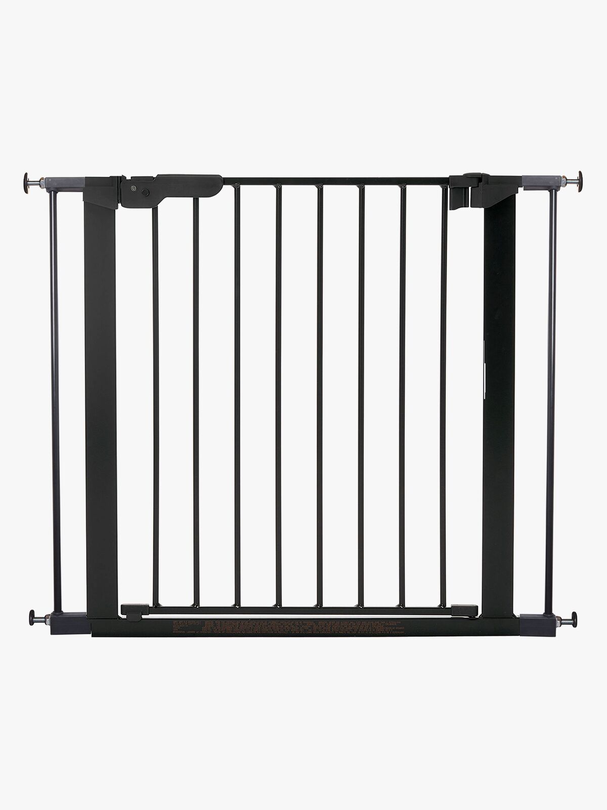 Babydan Premier Klemmgitter + 2 Verlängerungen, Schwarz