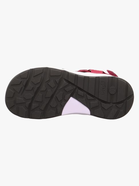 Superfit Criss Cross Sandalen, Rot/Grün